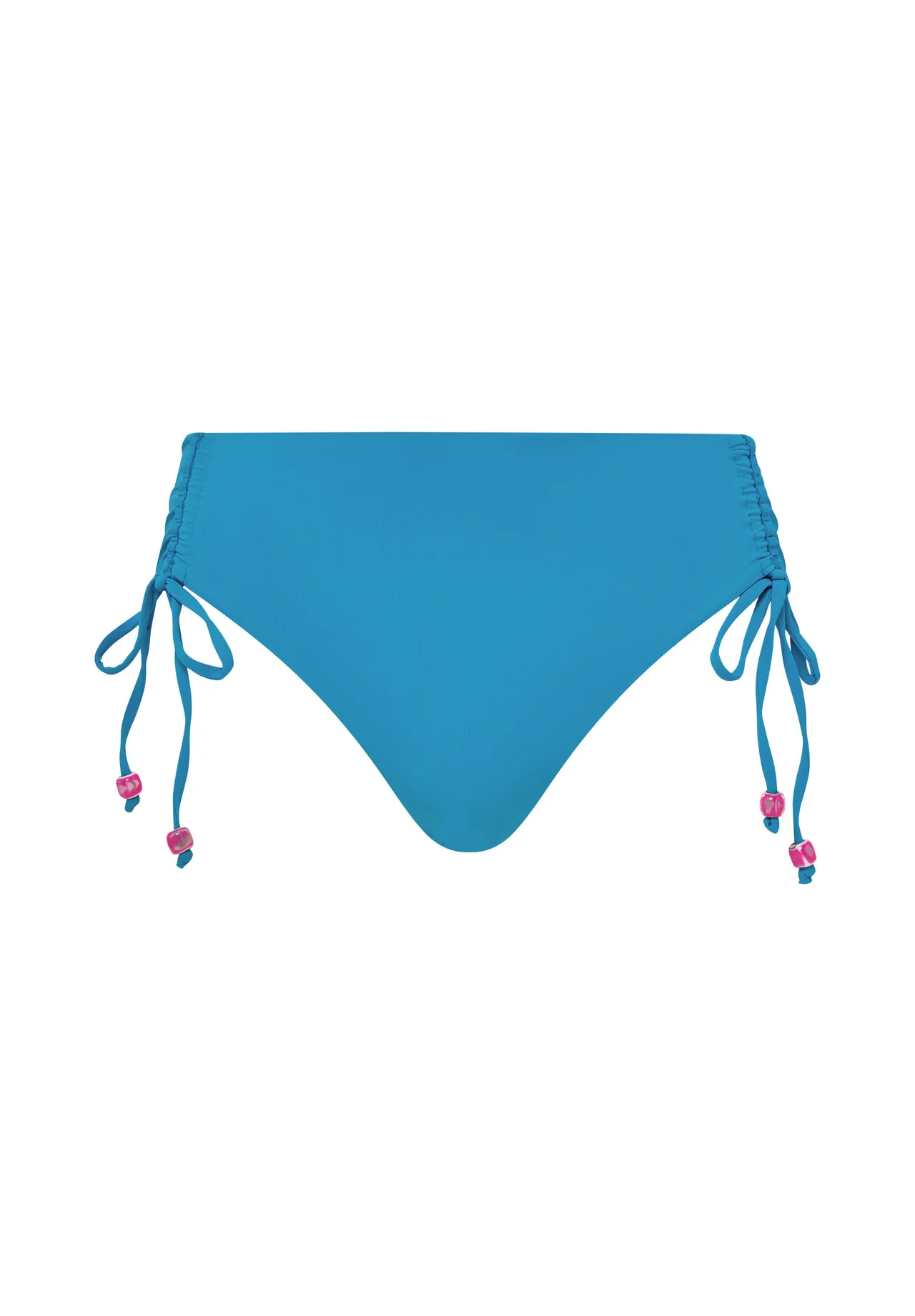 High-Waist Bikinihose mit Seitenschnürung