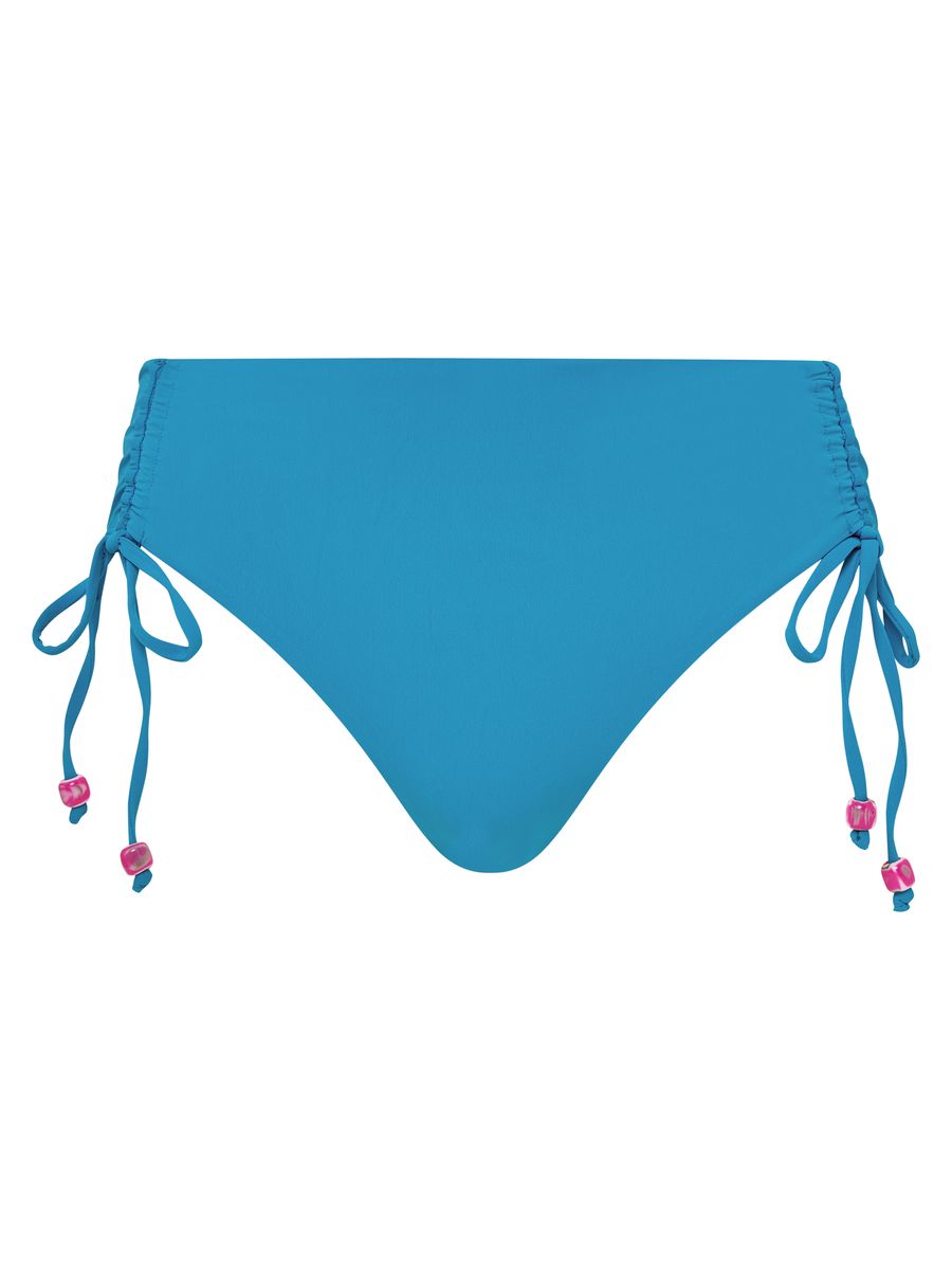 High-Waist Bikinihose mit Seitenschnürung