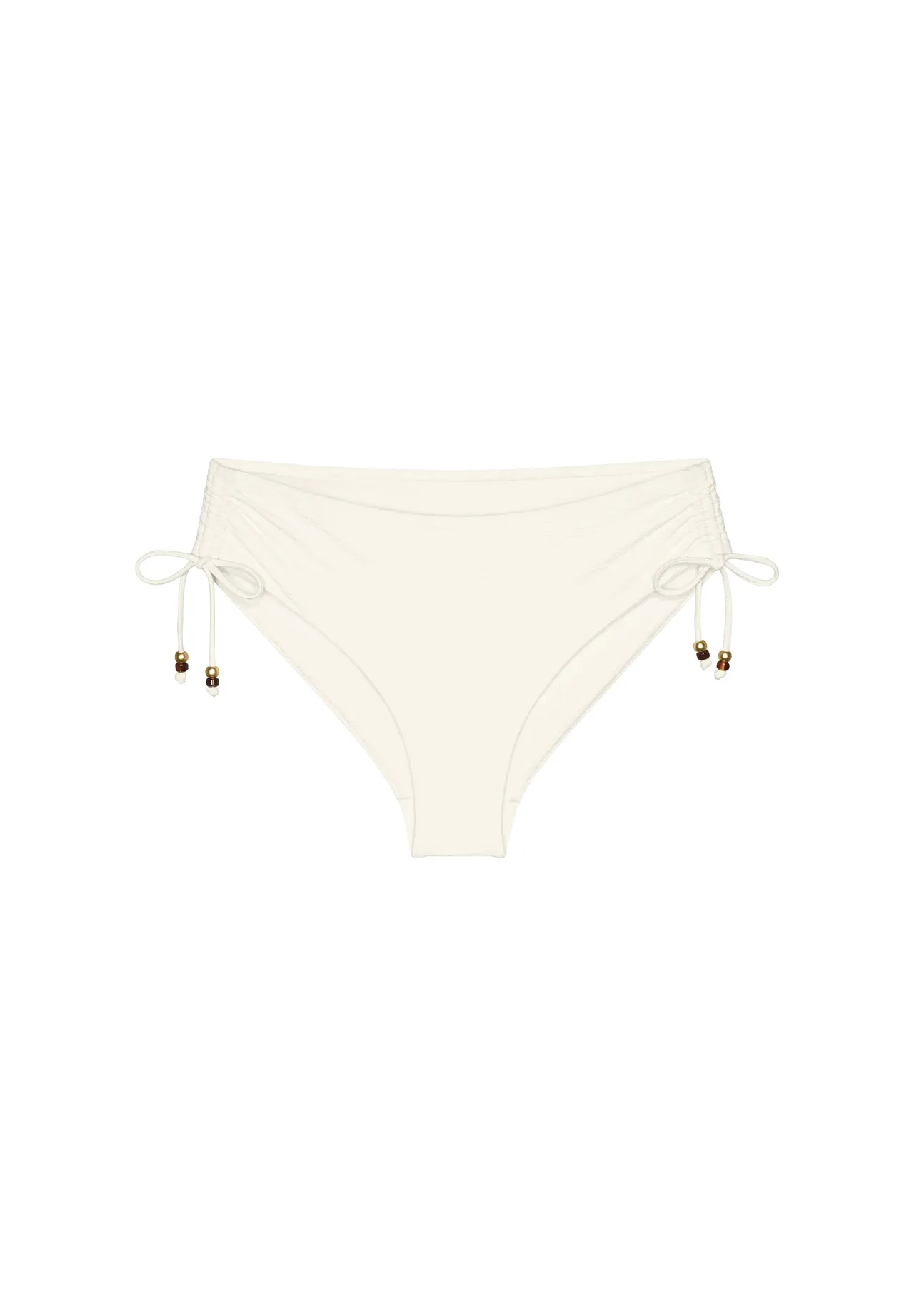 Strukturierte High-Waist Bikinihose