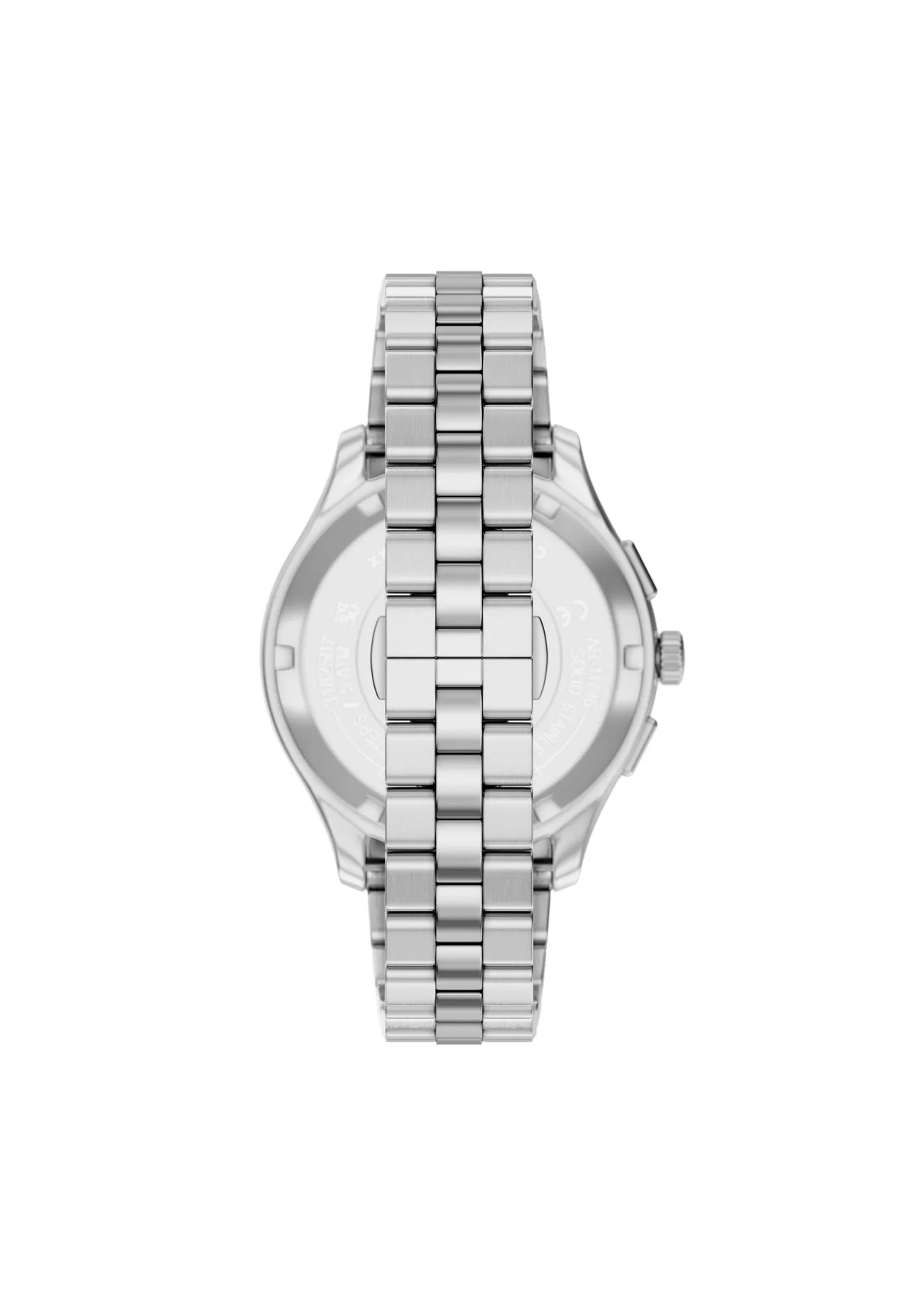 Chronograph mit Sonnenschliff-Zifferblatt und Gliederarmband