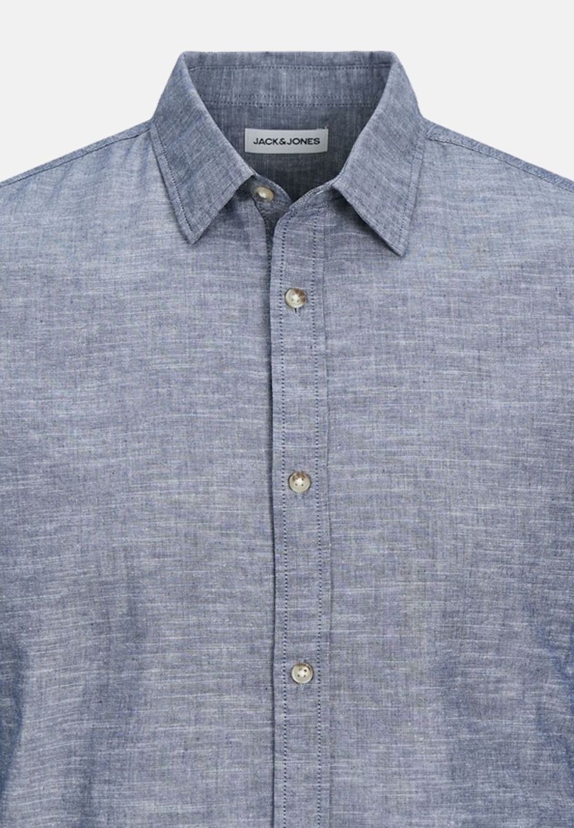 Freizeithemd aus Leinenmischgewebe, Comfort Fit