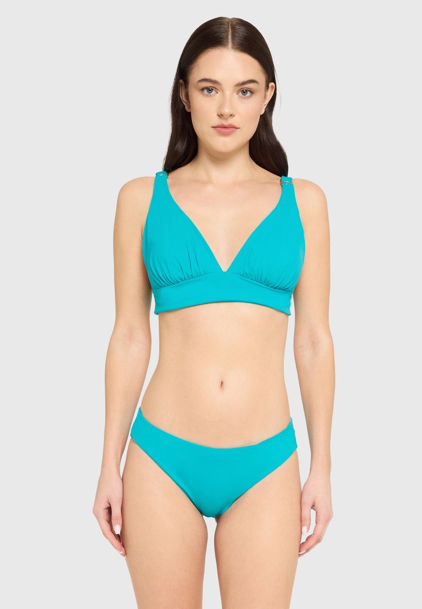 Minimalistische Bikini-Hose mit Hüftsitz