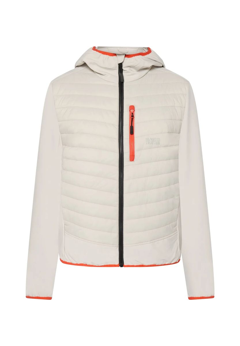 Leichte Hybridjacke mit Kapuze