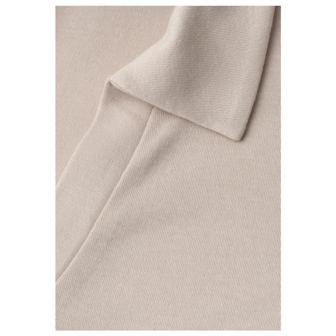 Kurzärmeliges Poloshirt mit Elastikbund
