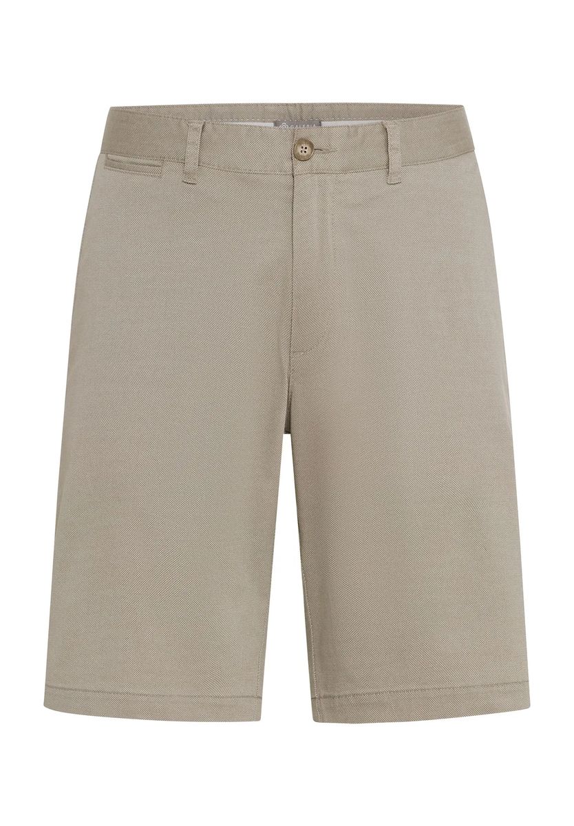 Strukturierte Chino-Bermuda-Shorts aus Baumwolle