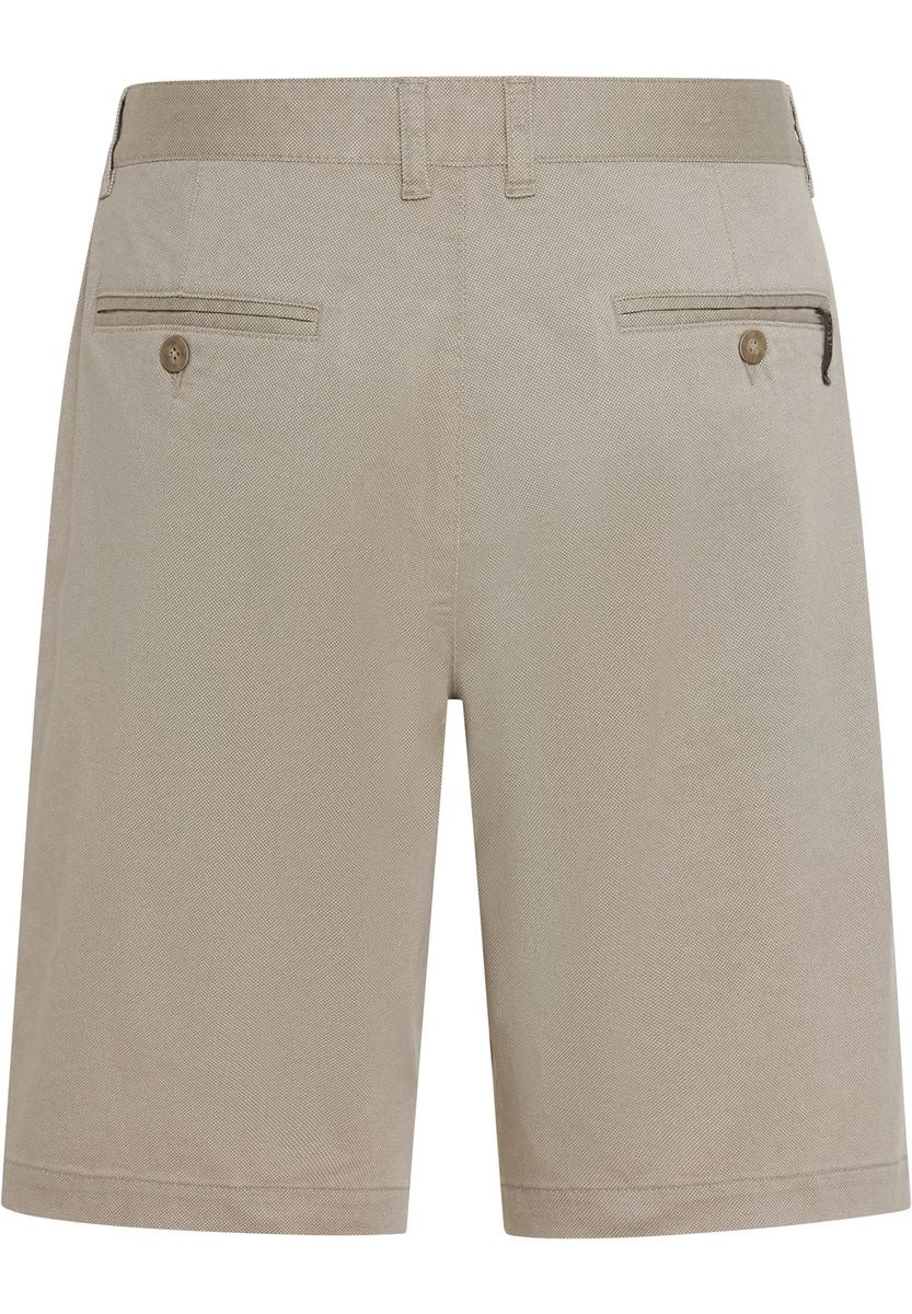 Strukturierte Chino-Bermuda-Shorts aus Baumwolle