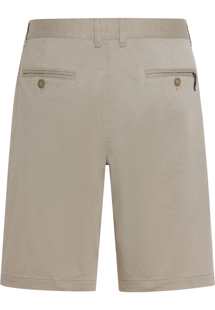 Strukturierte Chino-Bermuda-Shorts aus Baumwolle