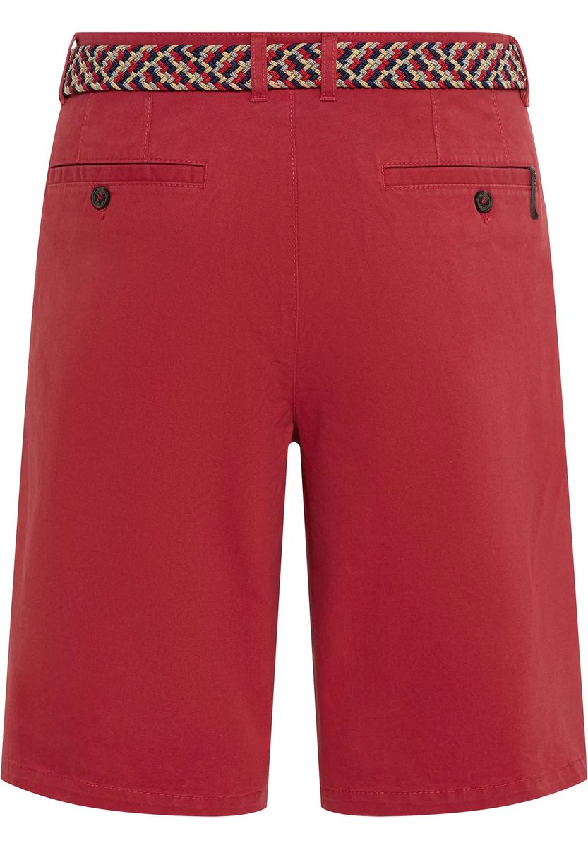 Legere Chino-Bermuda mit Gürtel