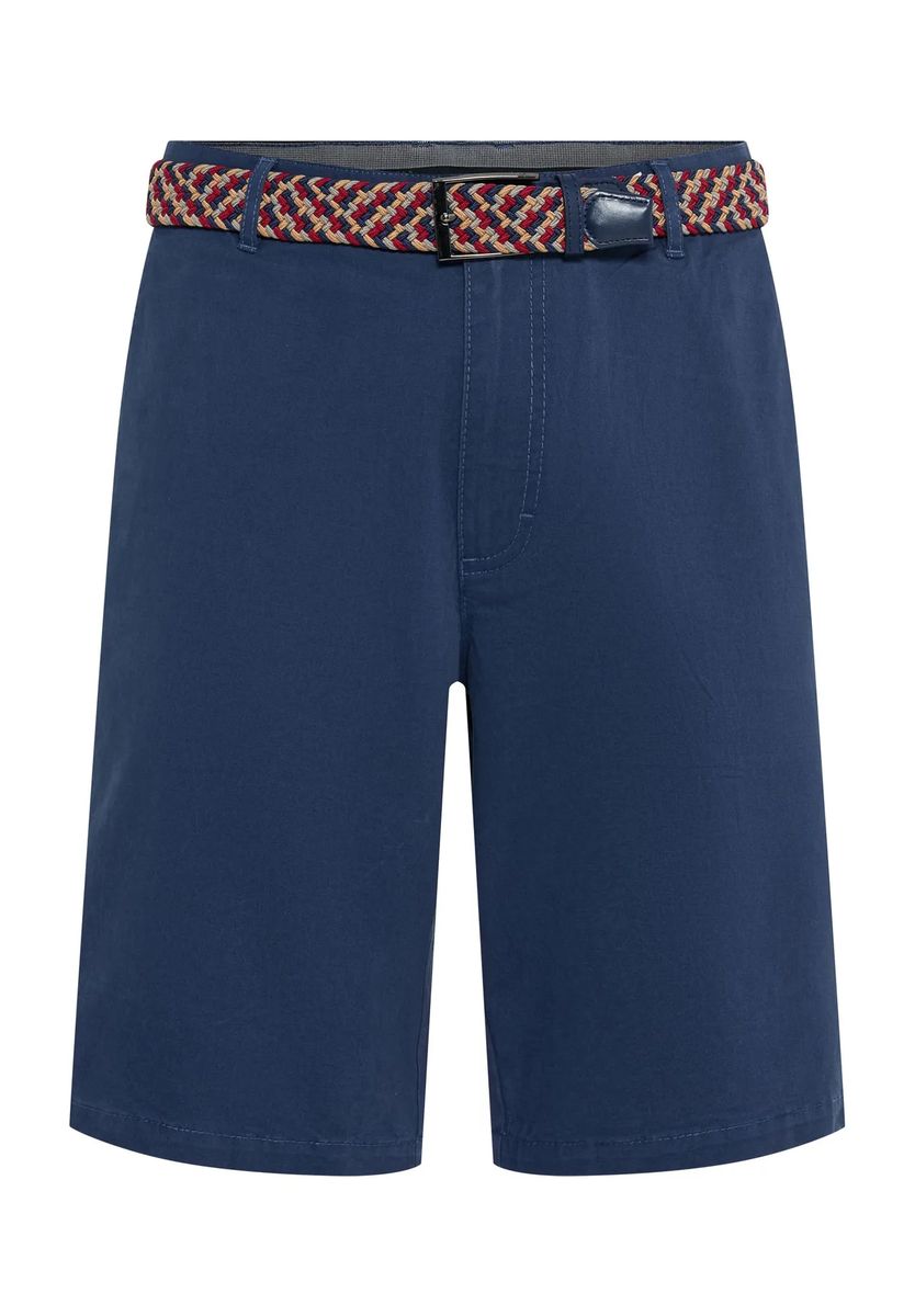 Klassische Chino-Bermuda mit Gürtel