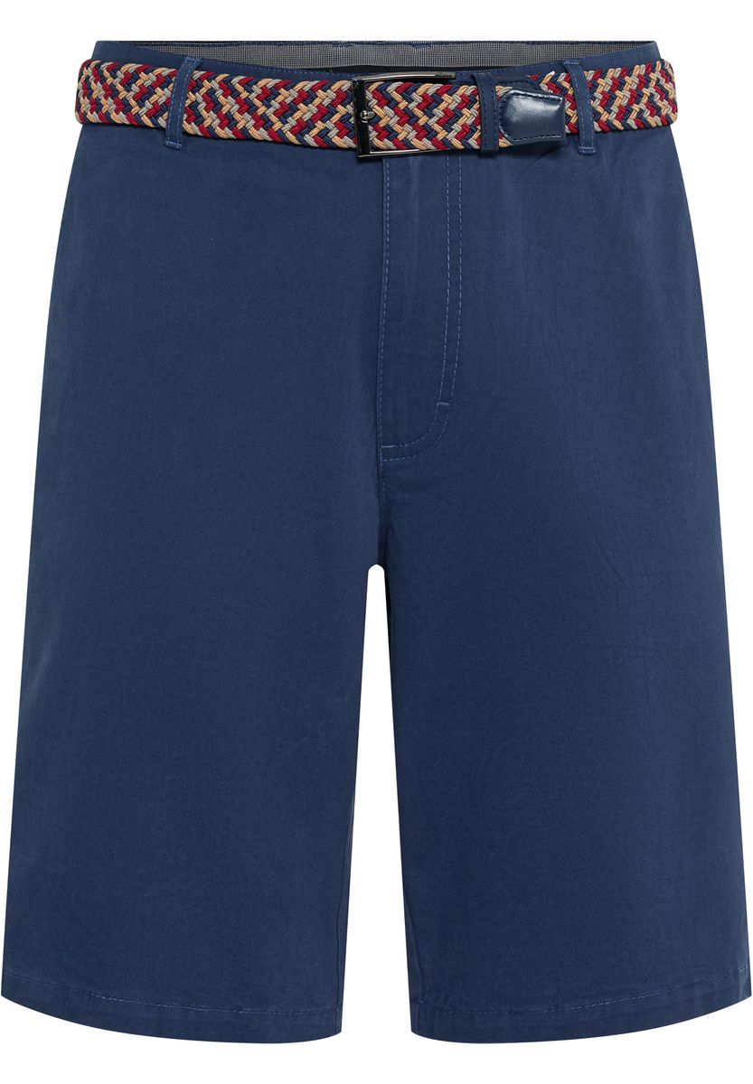 Klassische Chino-Bermuda mit Gürtel
