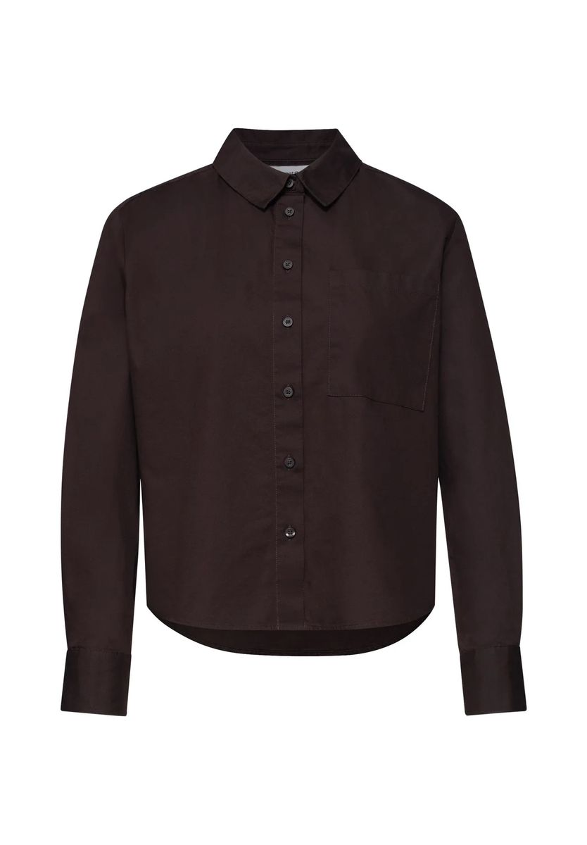 Essentielle Baumwoll-Twill-Bluse