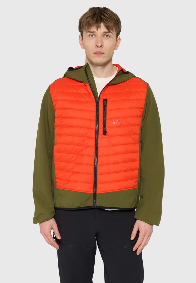 Kapuzen-Hybridjacke für Outdoor-Aktivitäten