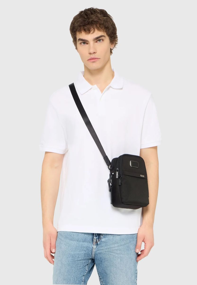 Kompakte Nylon Umhängetasche