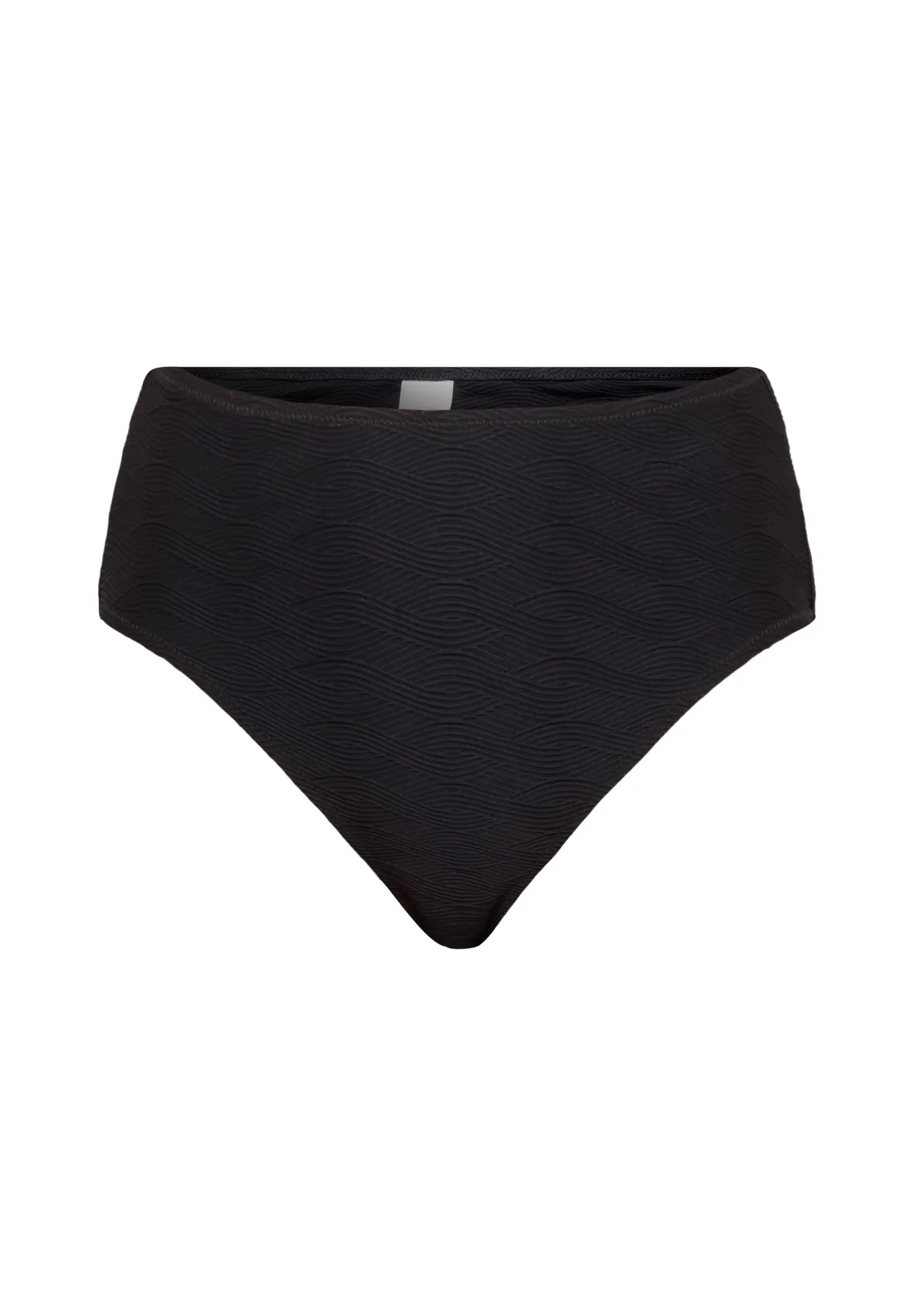 Strukturierte High-Waist Bikini-Hose