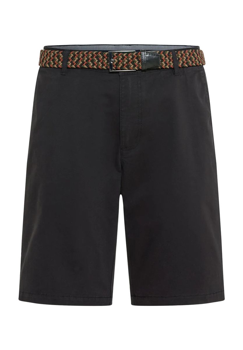Chino-Bermudashorts mit Gürtel