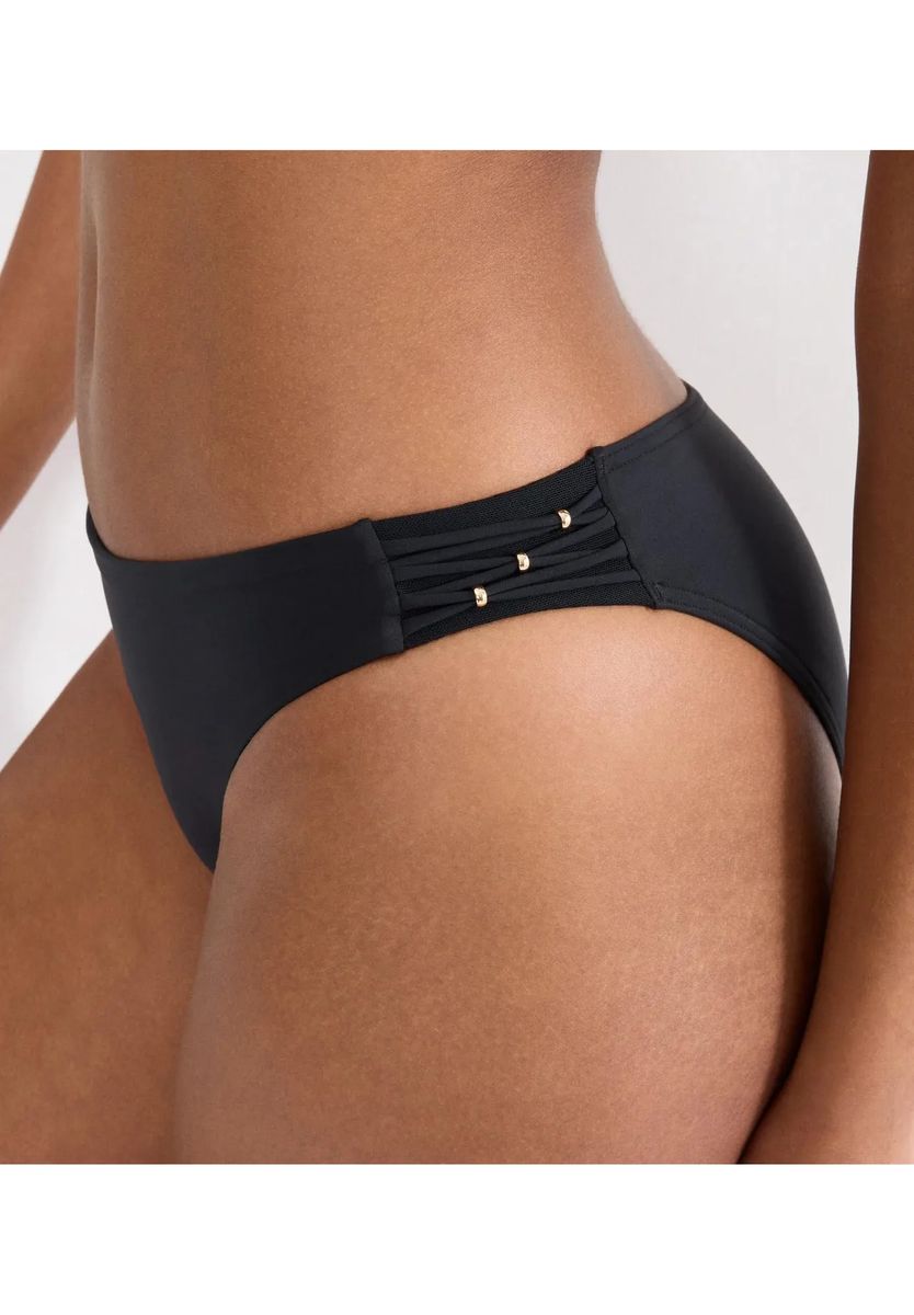 Elegante Bikinihose mit Riemchendetails