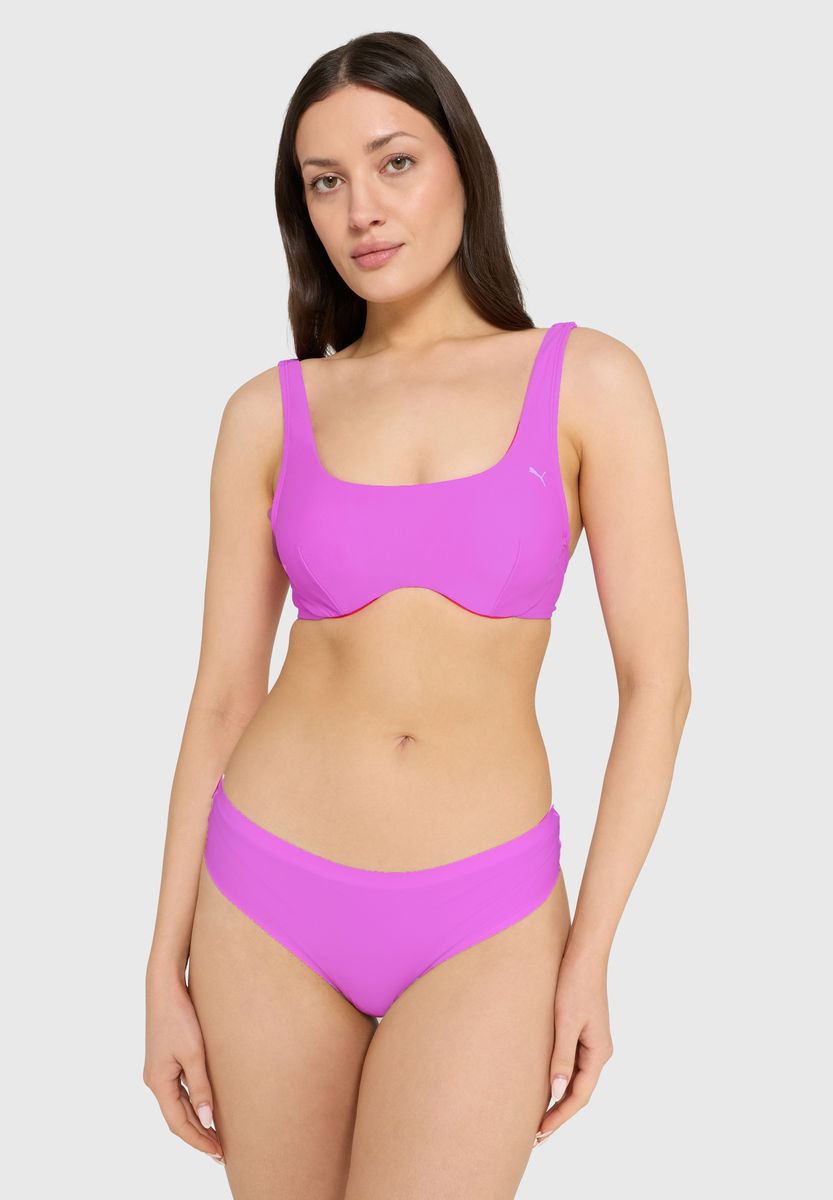 Bustier-Bikini-Oberteil mit breiten Trägern
