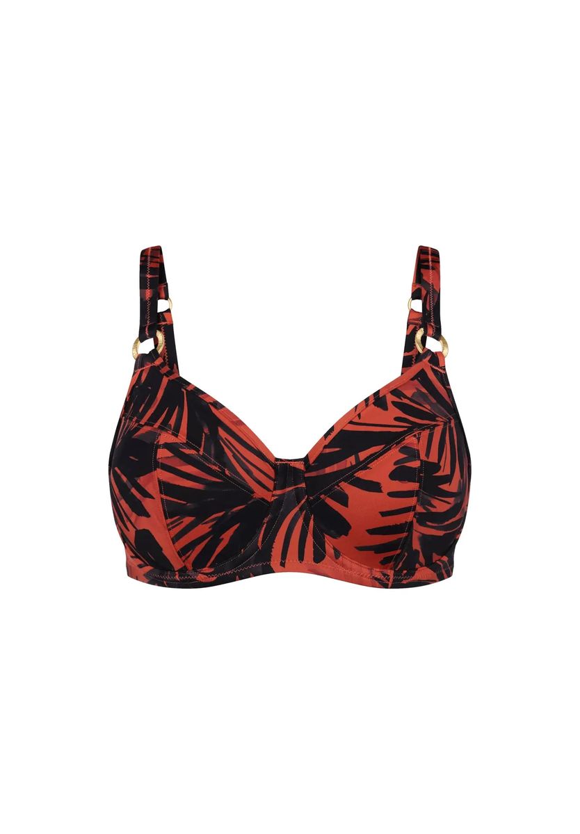 Tropisches Minimizer-Top mit Palmenprint