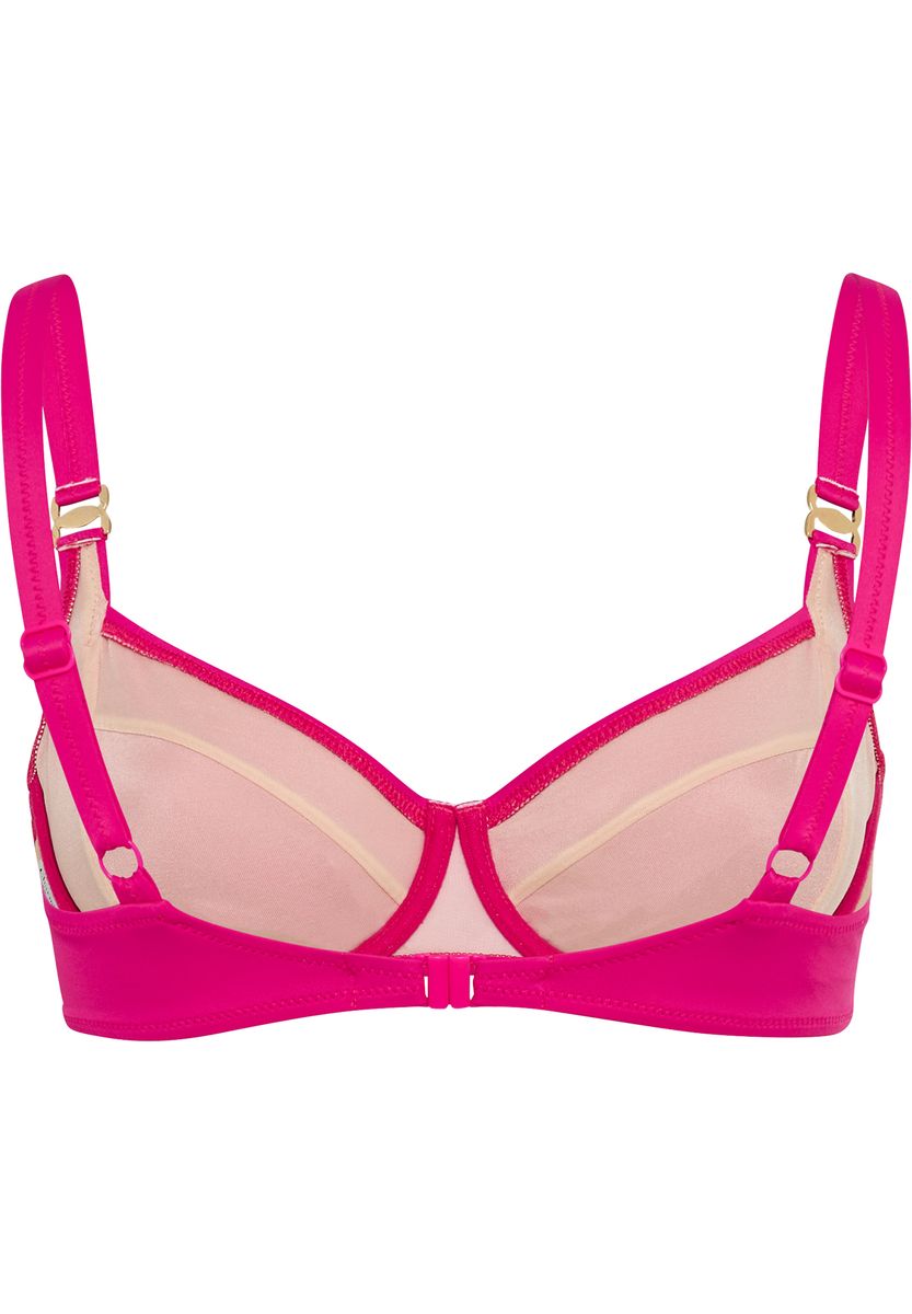Stützendes Bügel-Bikini-Top mit Raffung