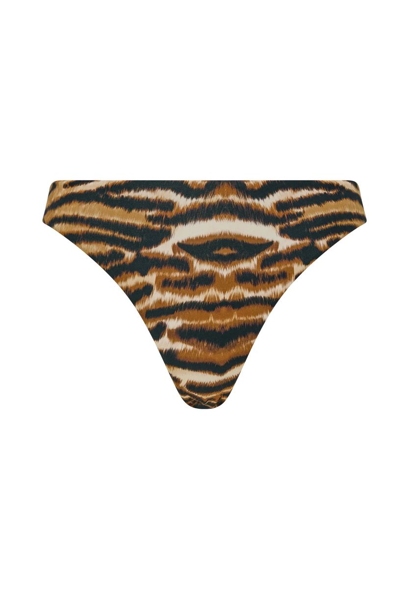 Bikinihose mit Tiger-Print