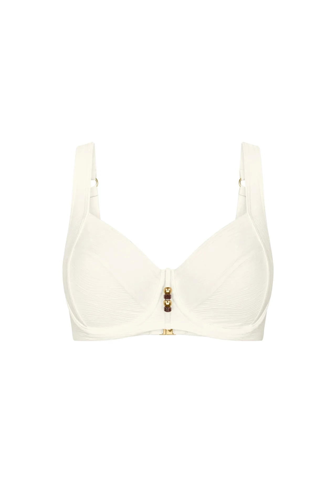 Strukturiertes Bügel-Bikini-Oberteil