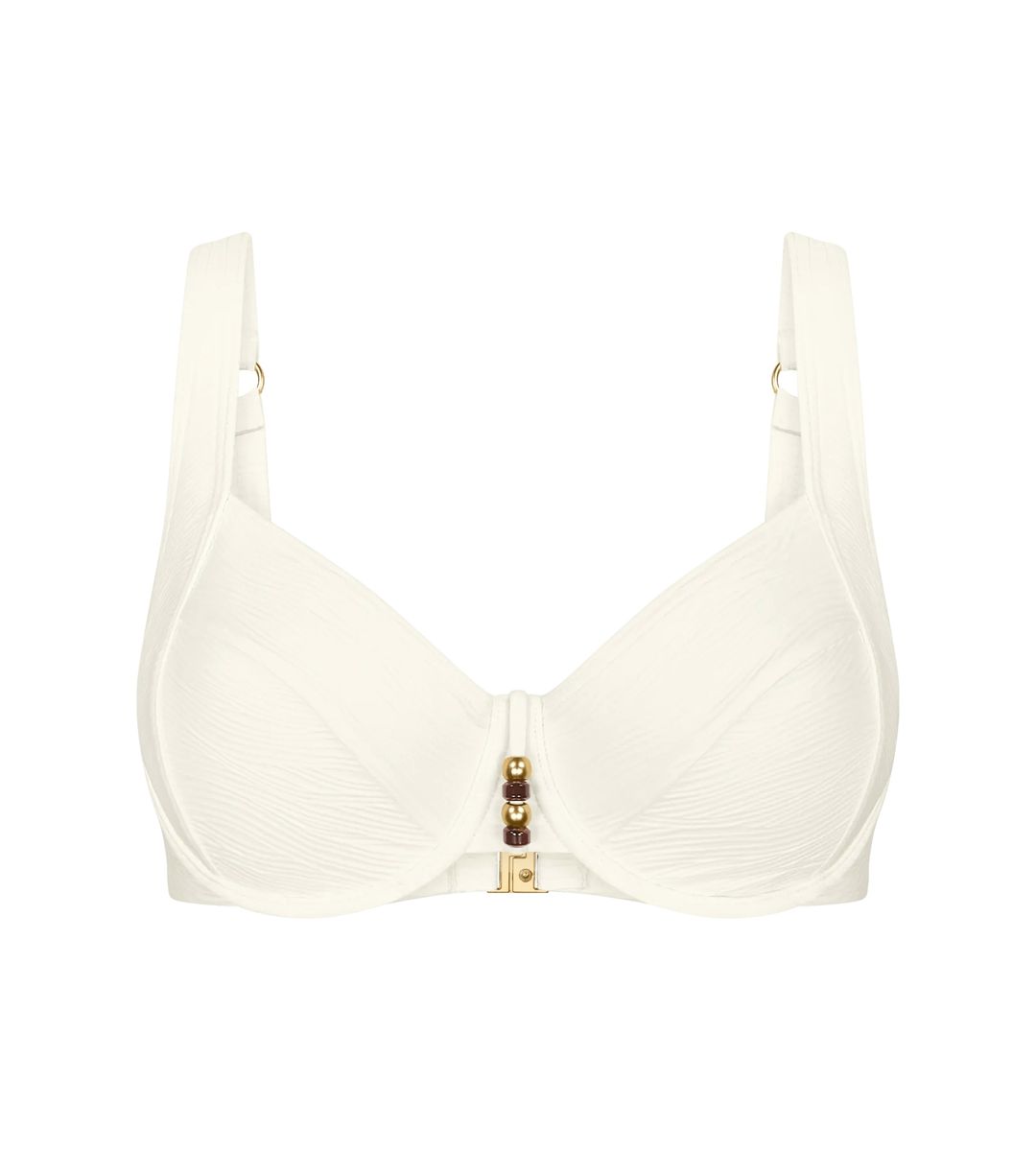 Strukturiertes Bügel-Bikini-Oberteil