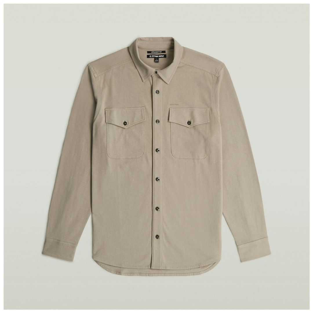 Utility-Overshirt aus Baumwolle mit Taschen