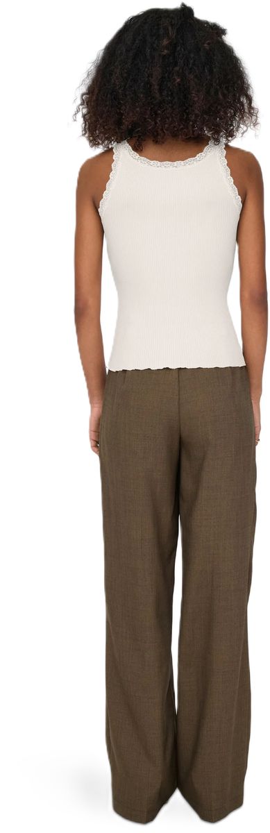 ONLY® Top, U-Ausschnitt, für Damen, weiß, XS