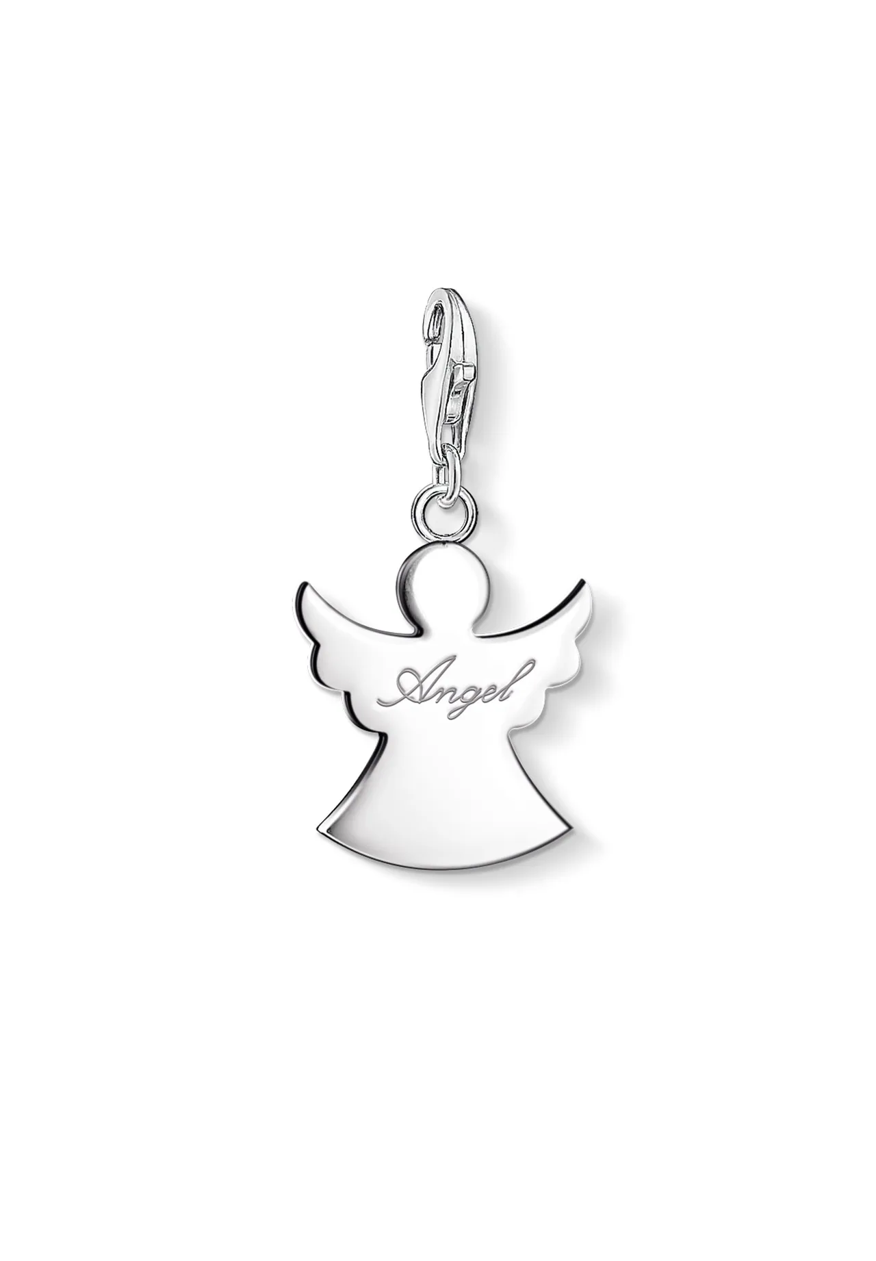 Schutzengel-Charm mit dekorativer Gravur