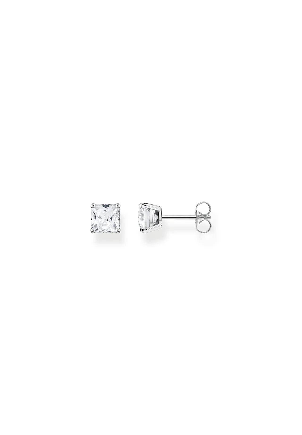 Elegante Ohrstecker im Prinzess-Schliff