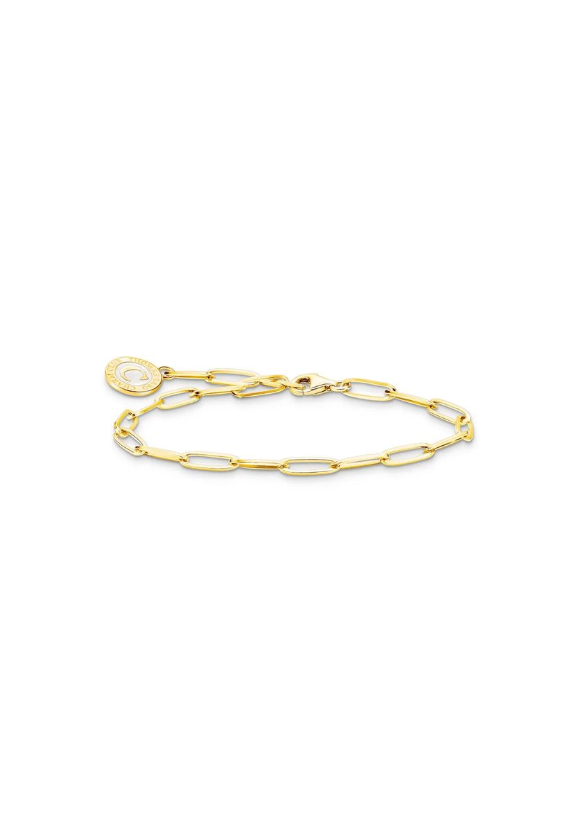 Elegantes Gliederketten-Charm-Armband