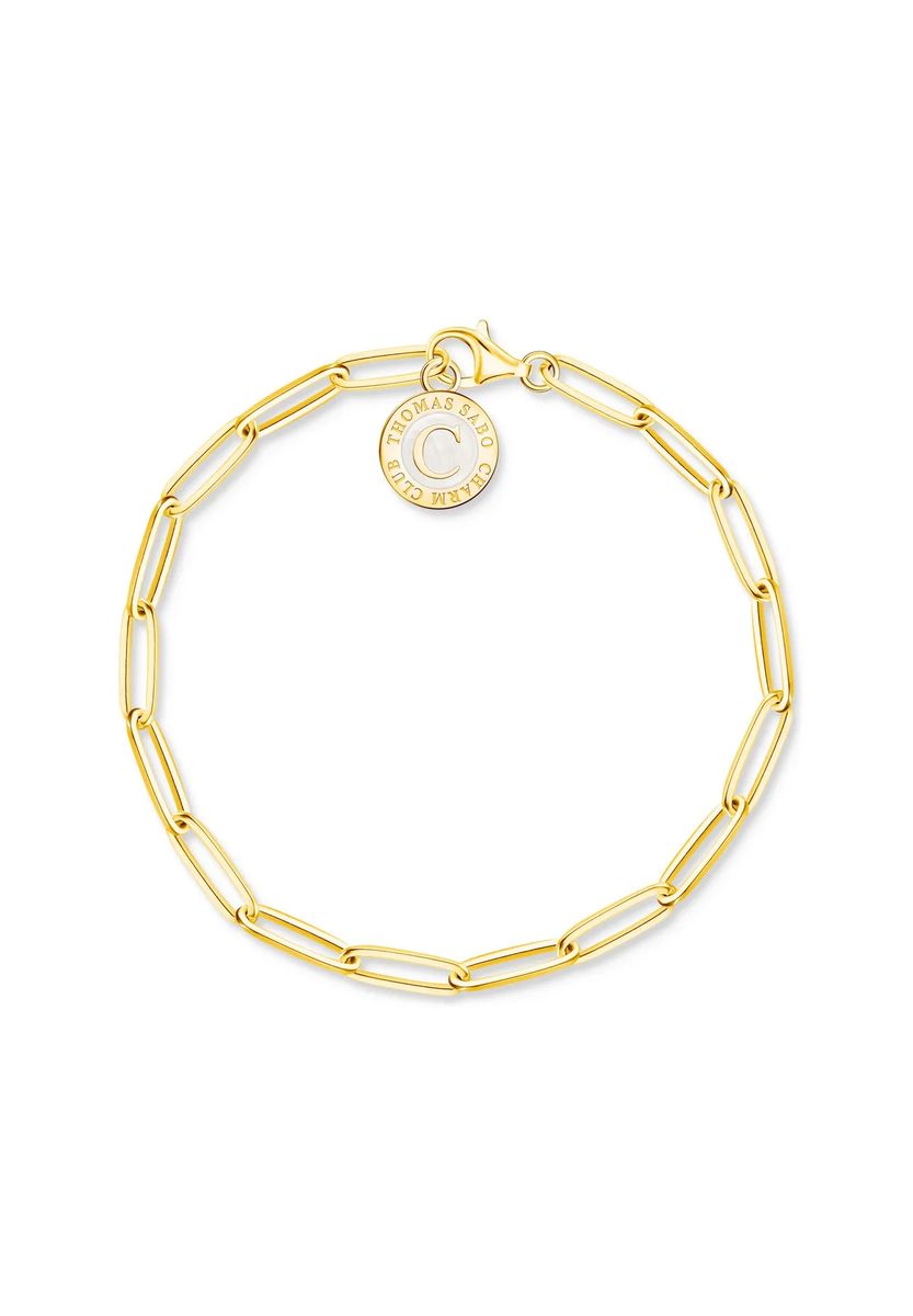 Elegantes Gliederketten-Charm-Armband
