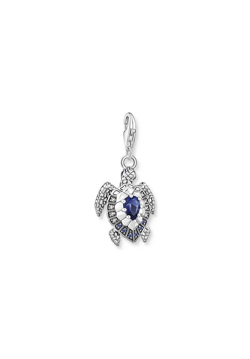 Detailreicher Schildkröten-Charm mit Steinen