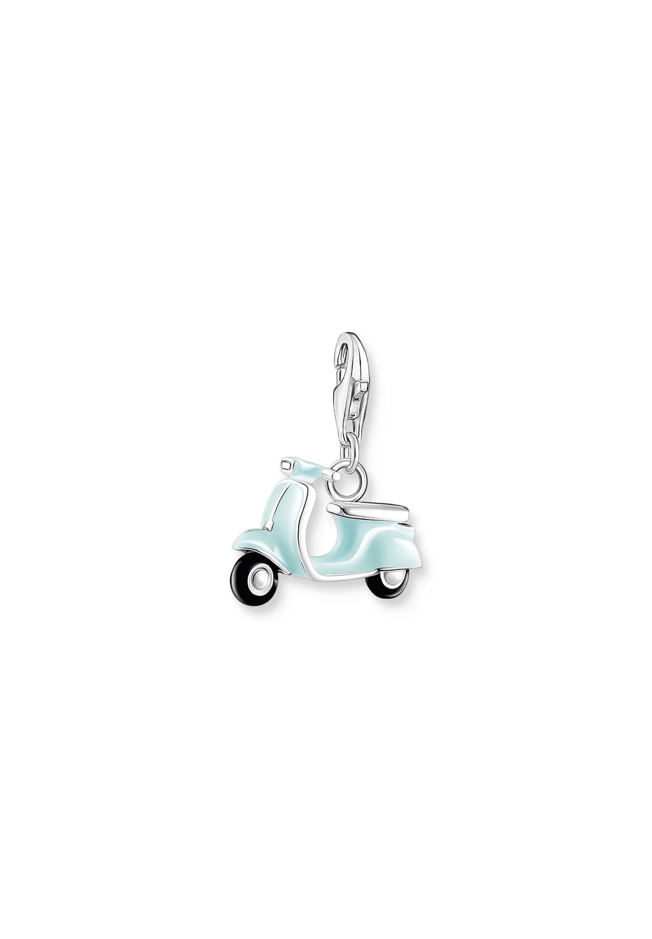 3D Vintage Motorroller Emaille Charm
