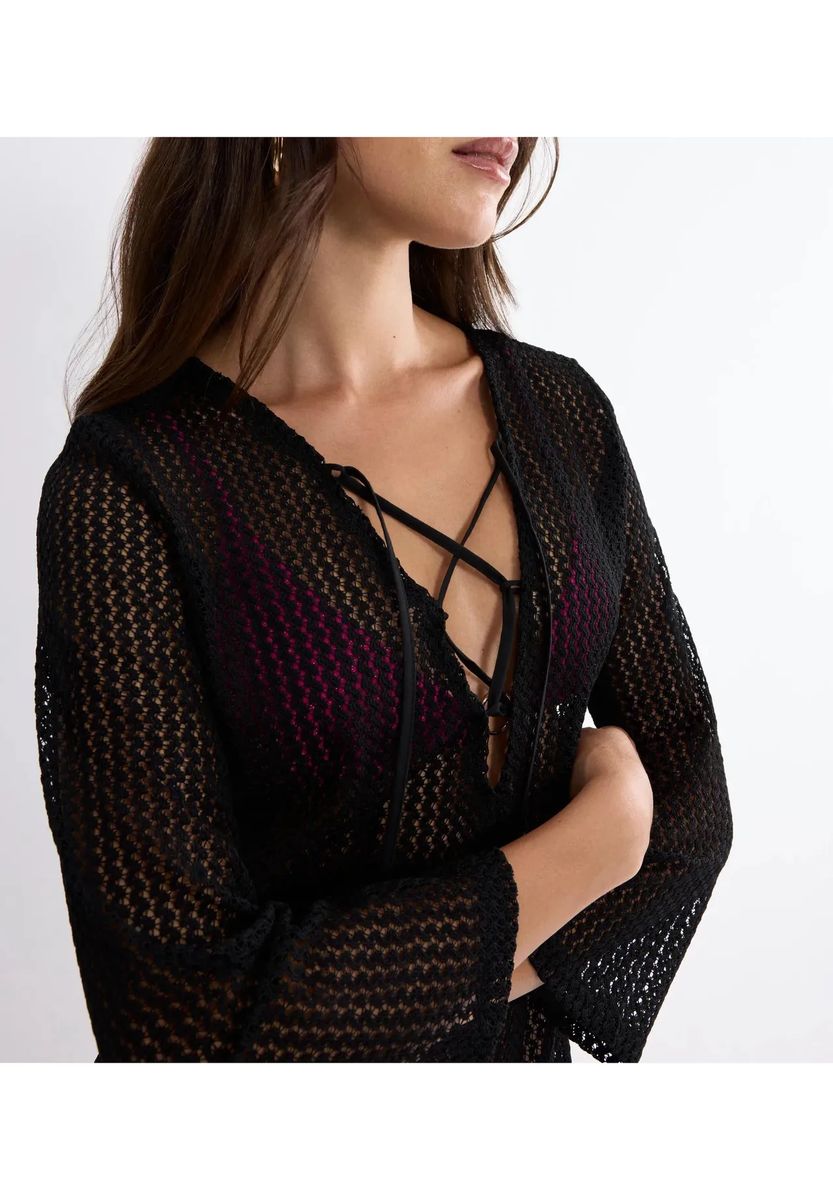 Strandkleid mit Schnür-Detail