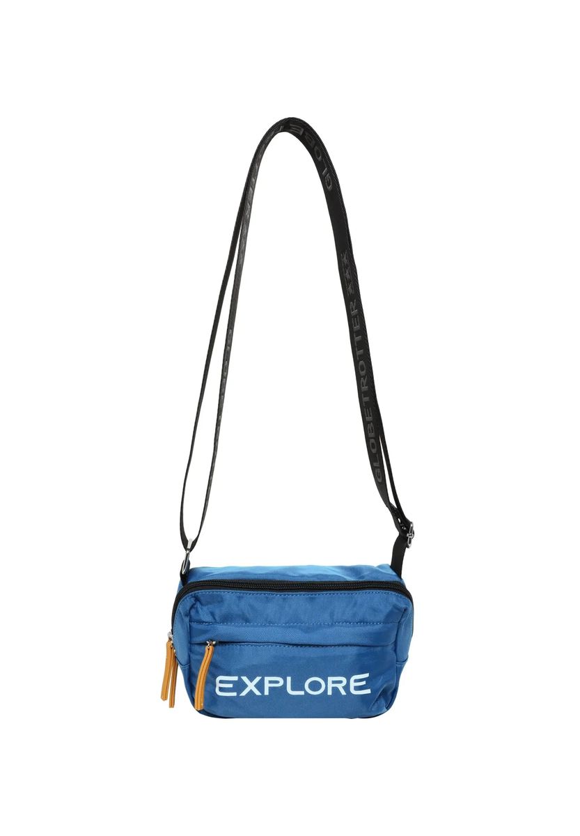 Sportliche Crossbody-Tasche mit Explore-Print