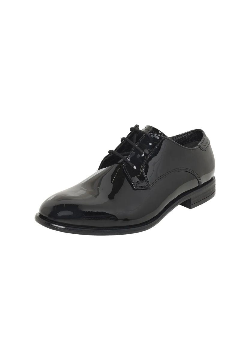 Glänzende Lackleder Derby-Schuhe