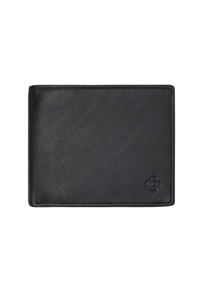 Klassische Leder-Brieftasche mit RFID-Schutz