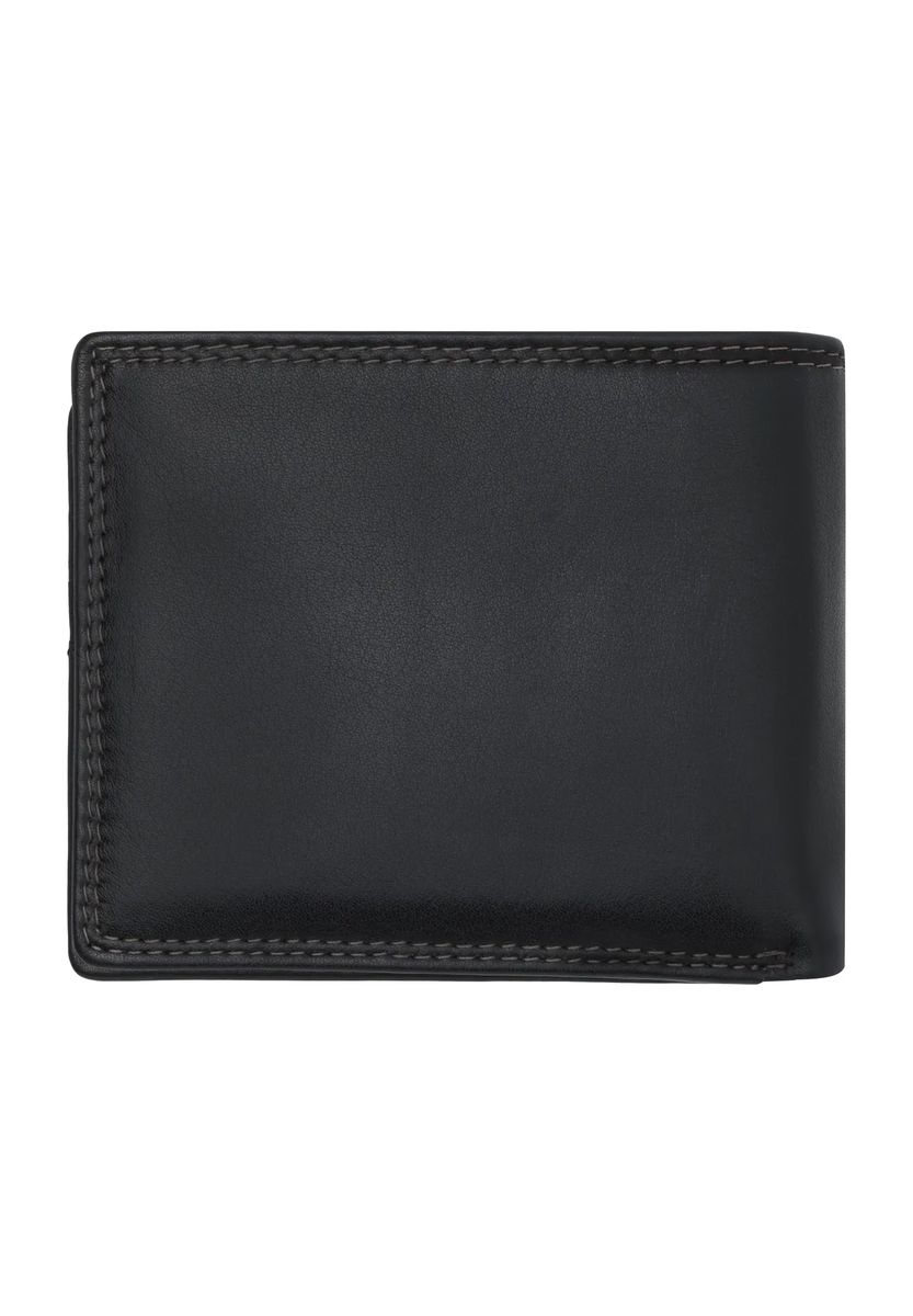 Kompakte Leder-Brieftasche im Bifold-Stil