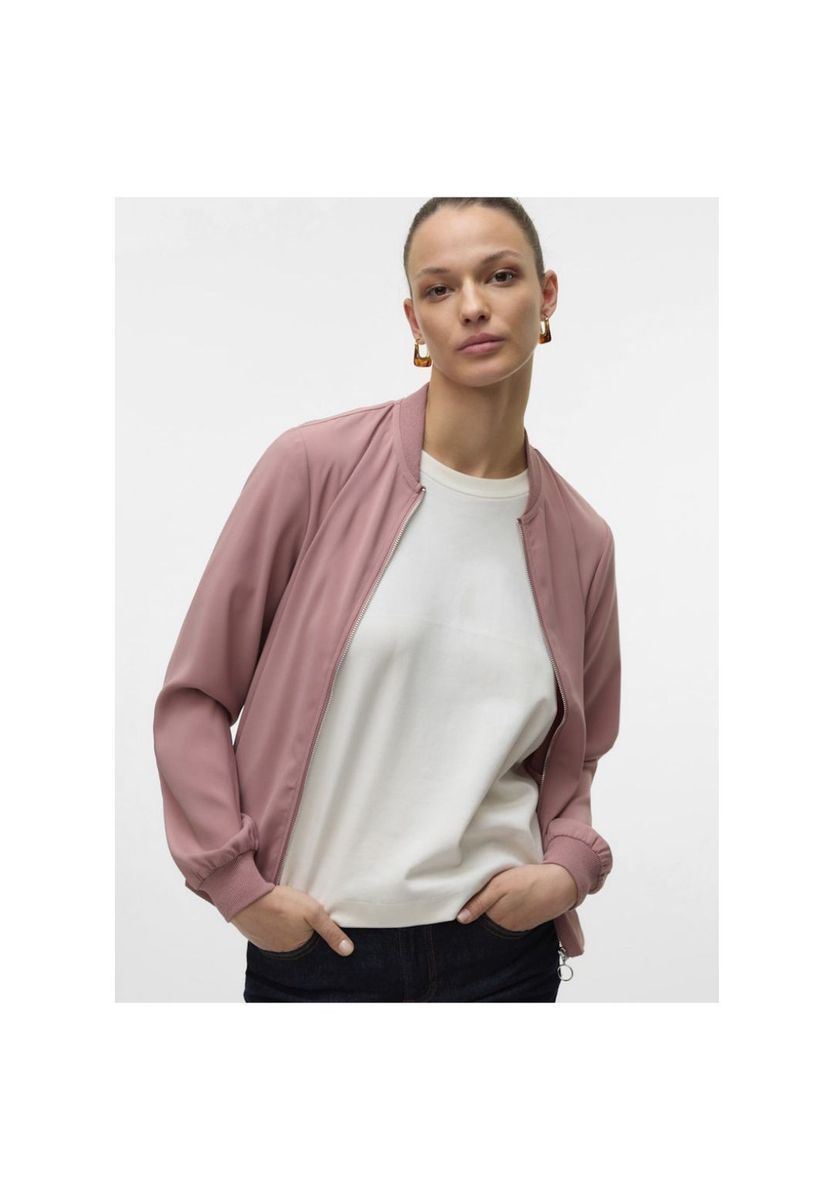 Lässige Bomberjacke mit Reißverschluss