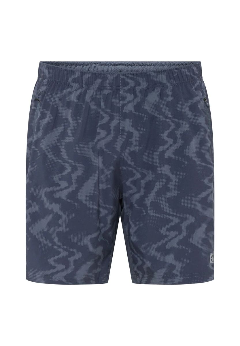 Trainingsshorts mit Wellenmuster