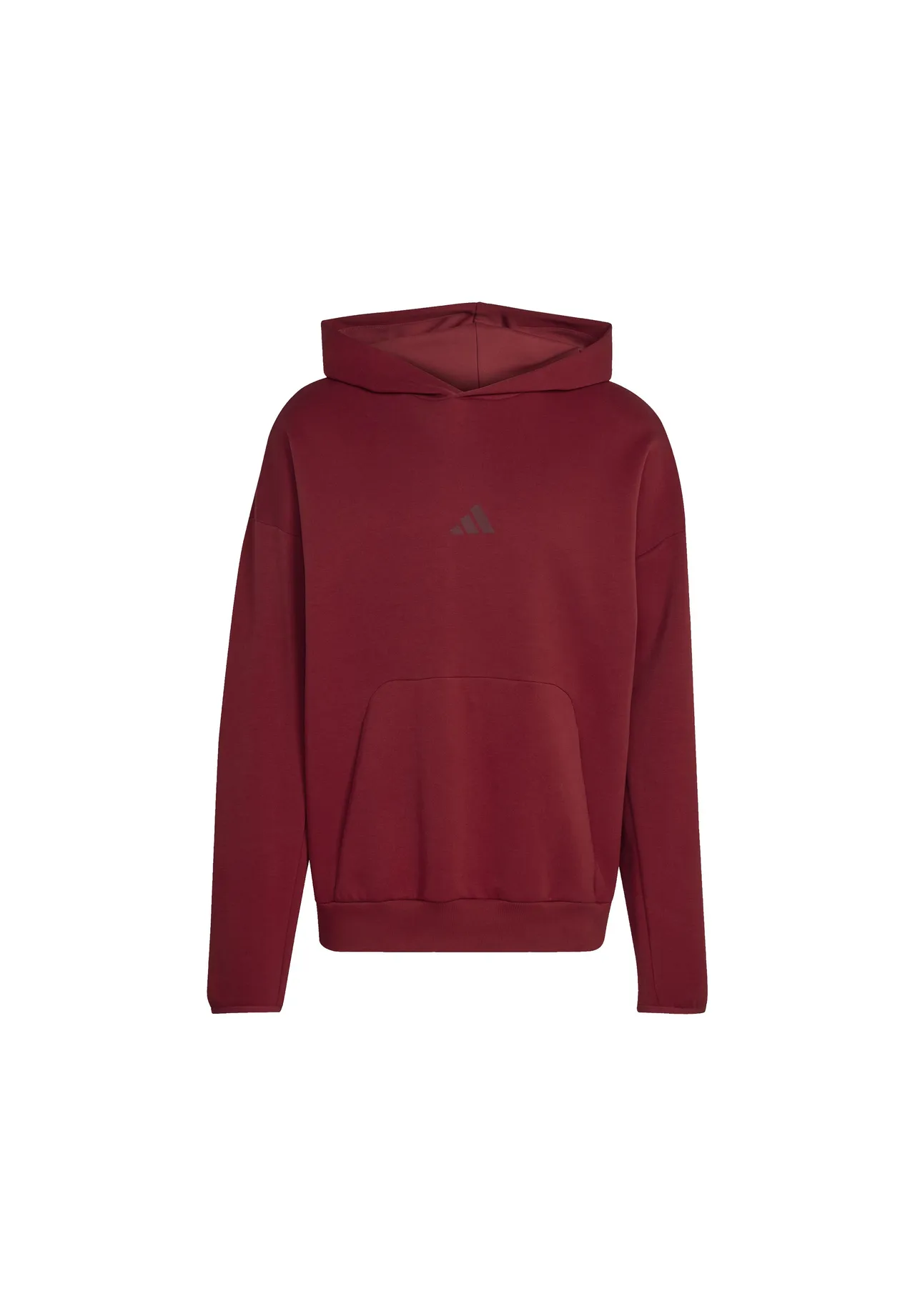 Lockerer Fleece-Kapuzenpullover