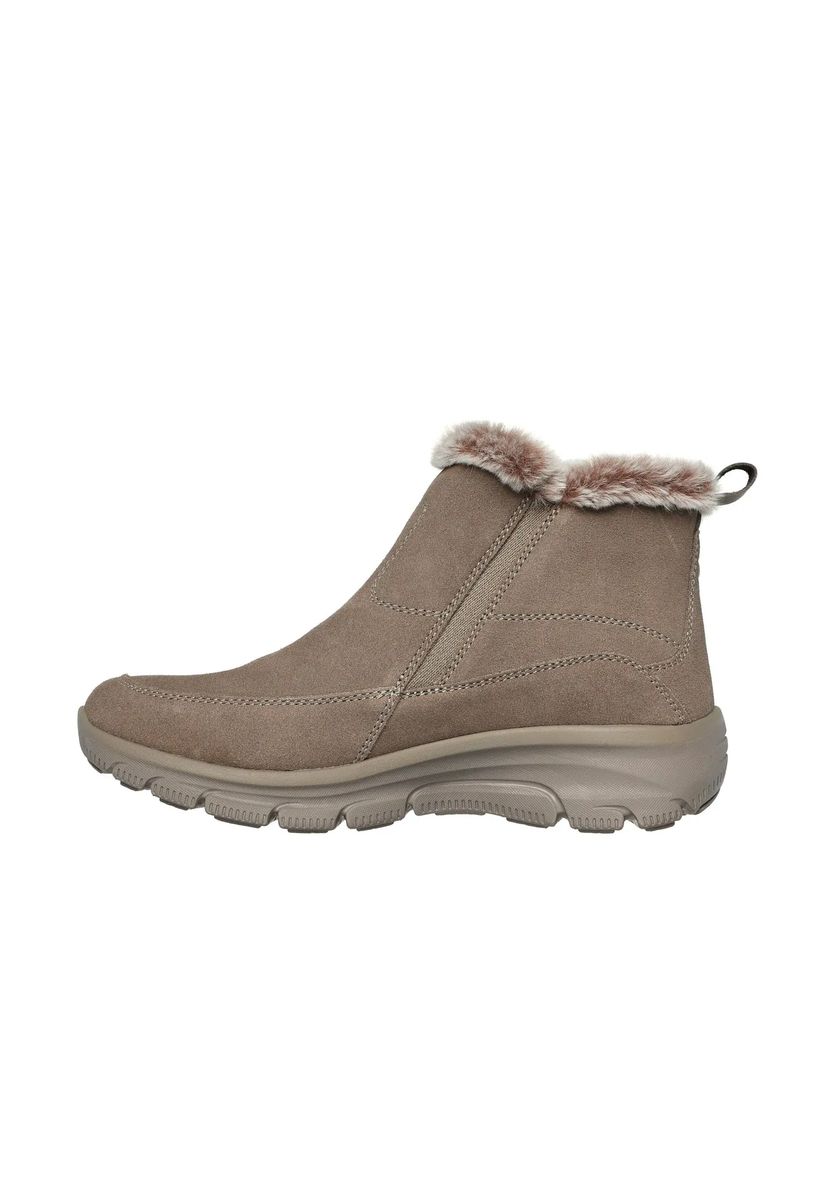 Gefütterte Ankle Boots mit Kunstpelz