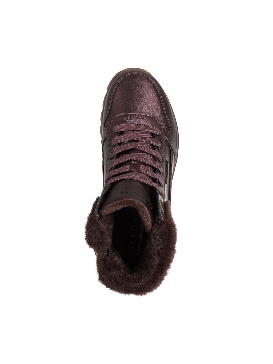 Metallic Winterstiefeletten mit Luftpolsterung