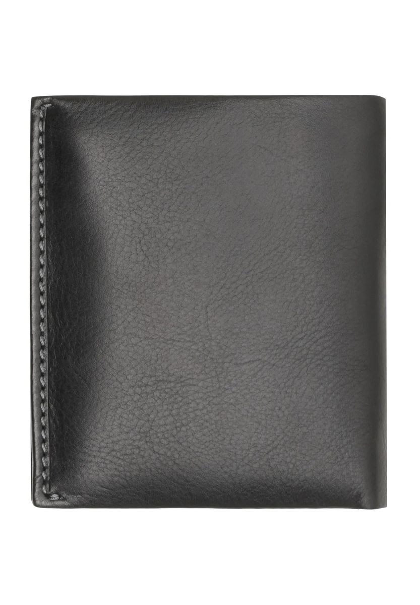 Minimalistische Lederbrieftasche im Hochformat