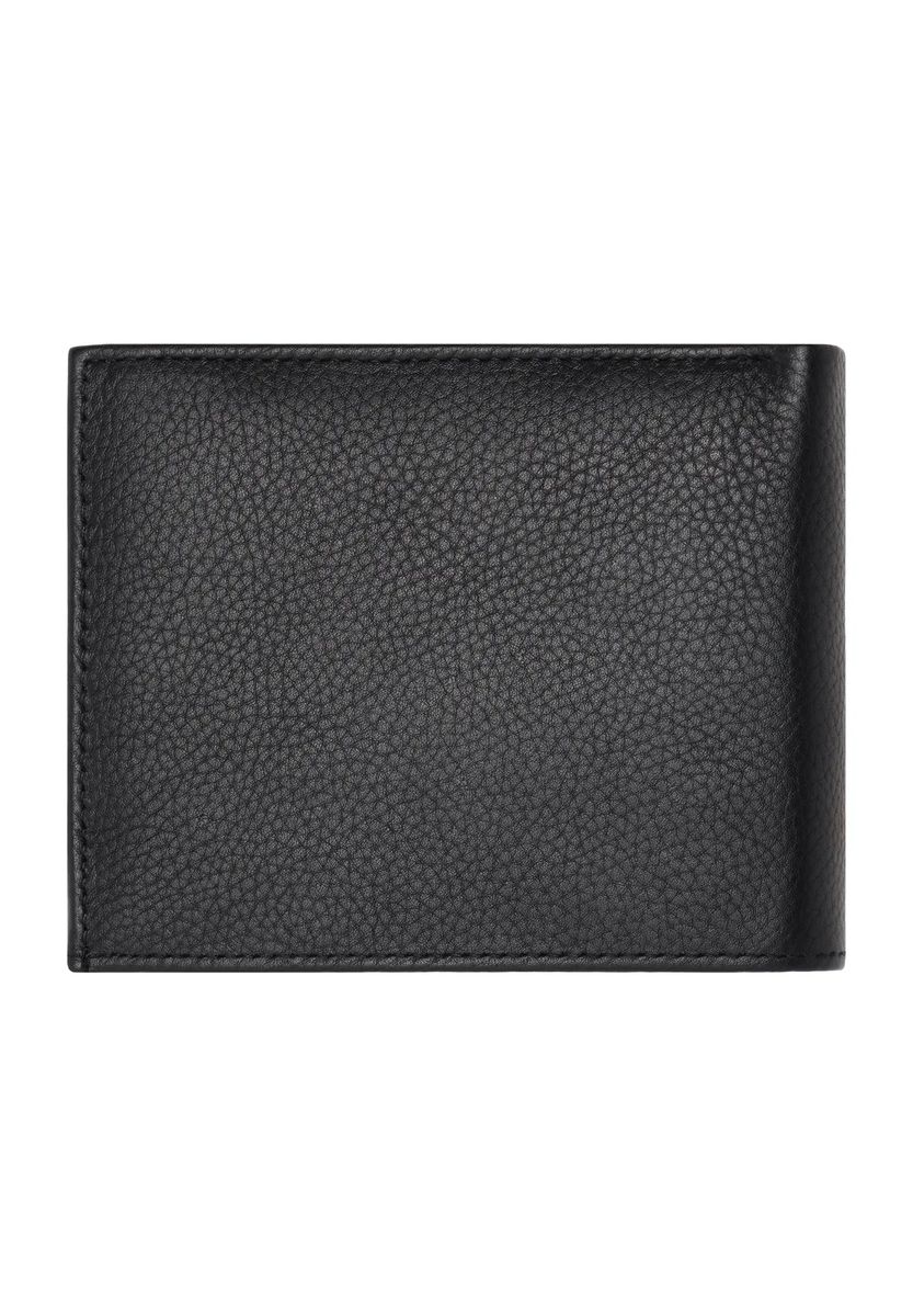 Klassische Bifold-Brieftasche aus genarbtem Leder