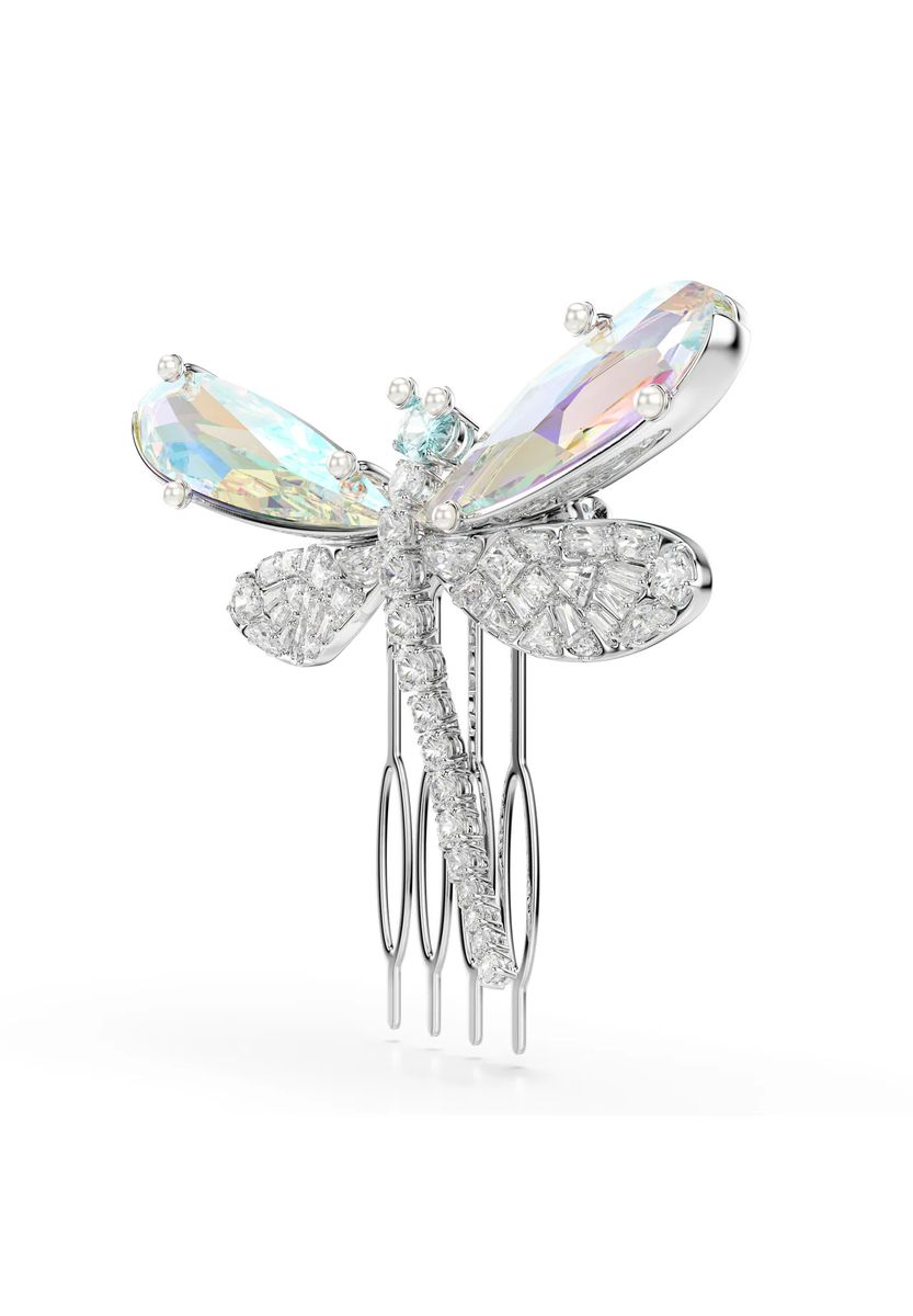 Elegante Libellenbrosche und Haarkamm