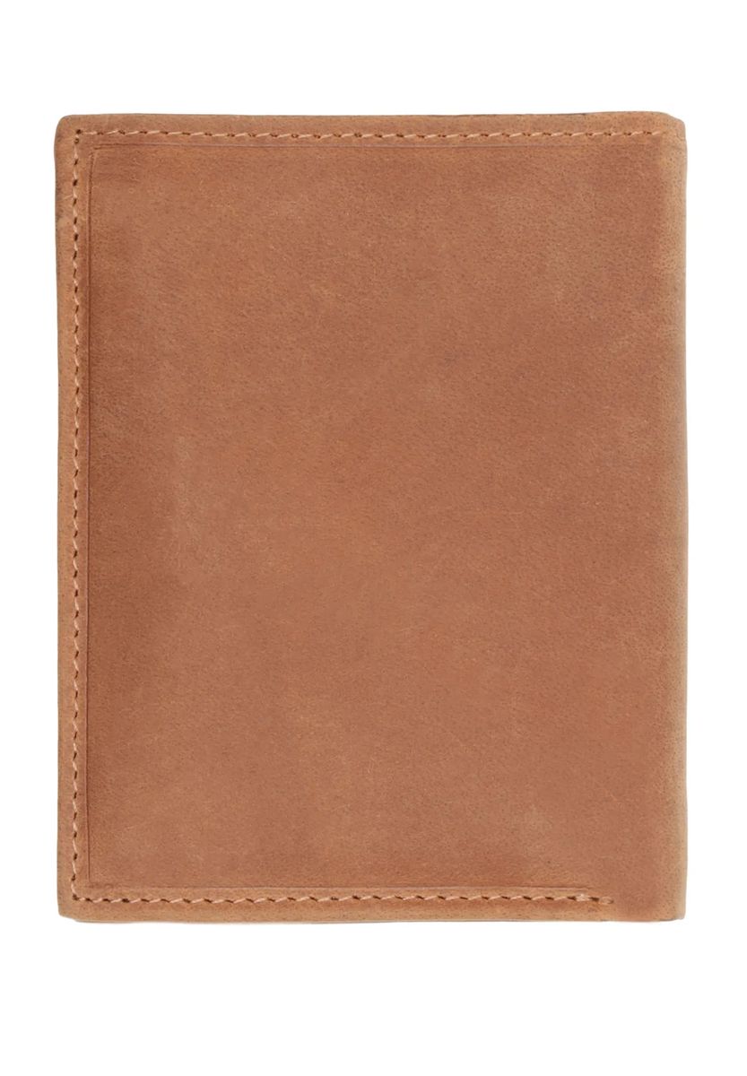 Klassische vertikale Lederbrieftasche