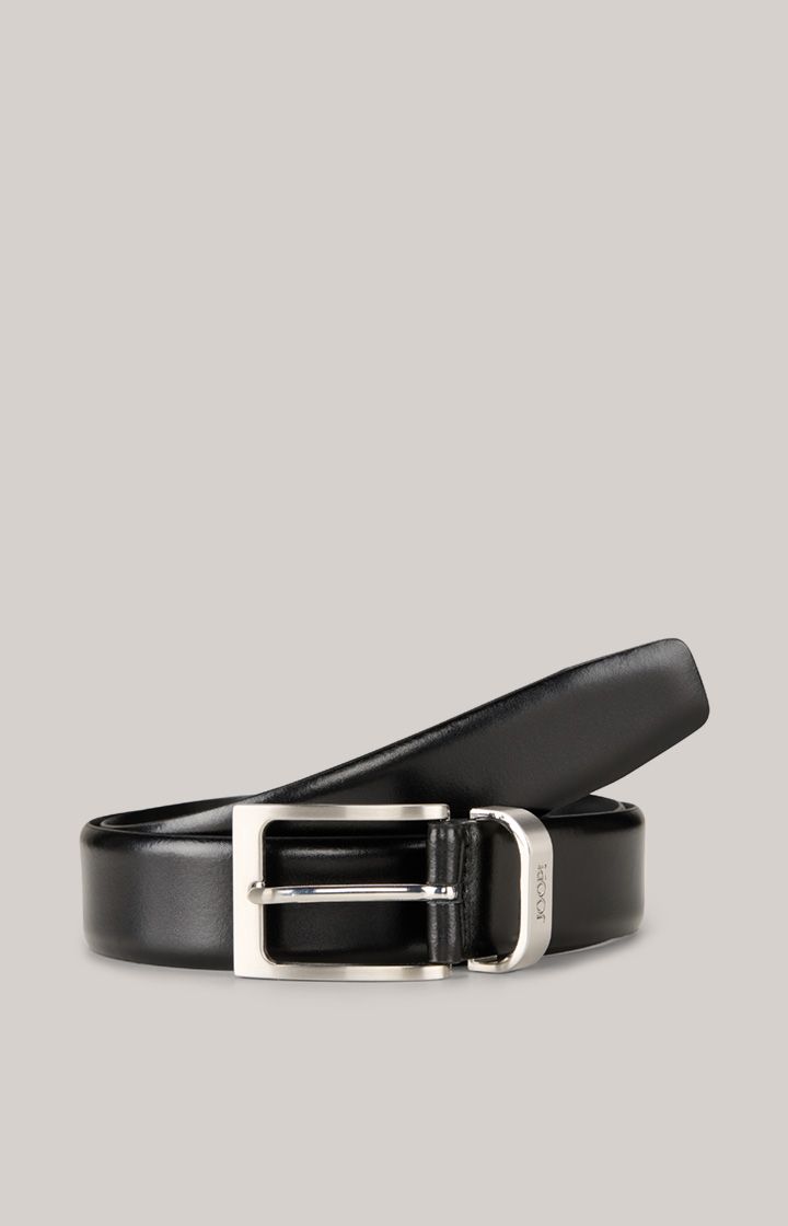 Joop! Dunkelbrauner Ledergürtel mit silberner Schnalle