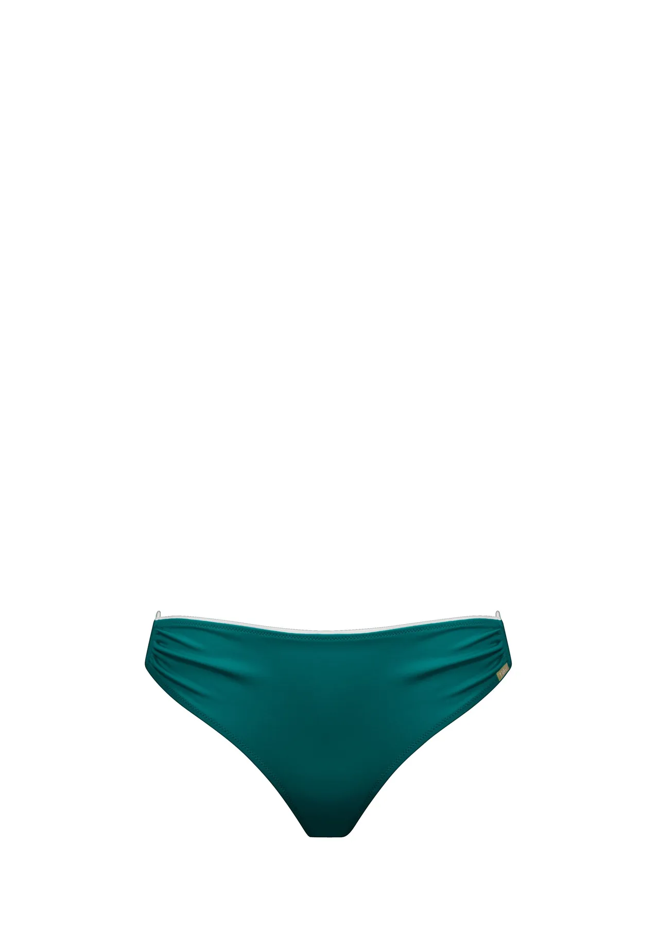 Bikinihose mit seitlichen Raffungen